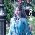 美丽的小女孩的头像