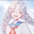 抱熊的小女孩的头像