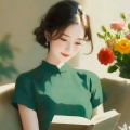 幸运的王女士在阅读的头像