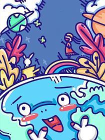 系着线的风筝的封面