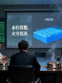 南海可燃冰田的封面
