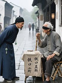 康熙微服私访遇瞎子算命的封面