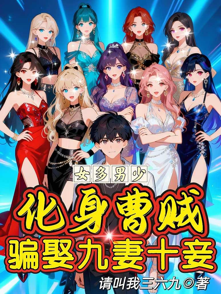 《女多男少：化身曹贼，骗娶九妻十妾》封面