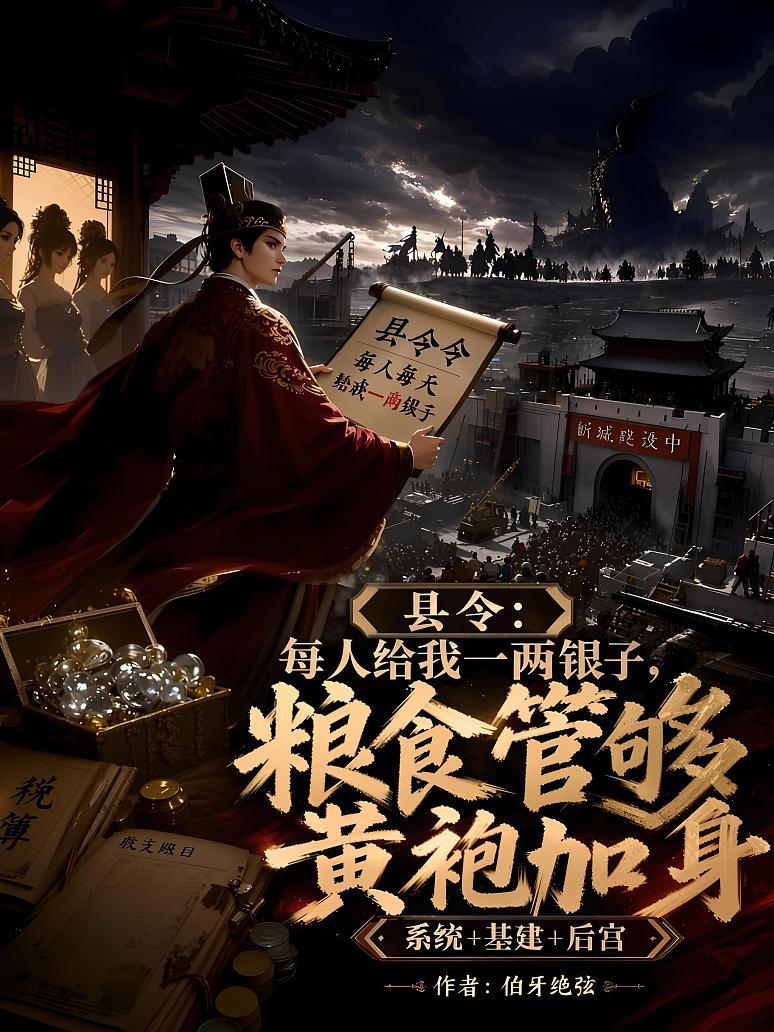 《县令：每人给我一两银子，粮食管够黄袍加身》封面