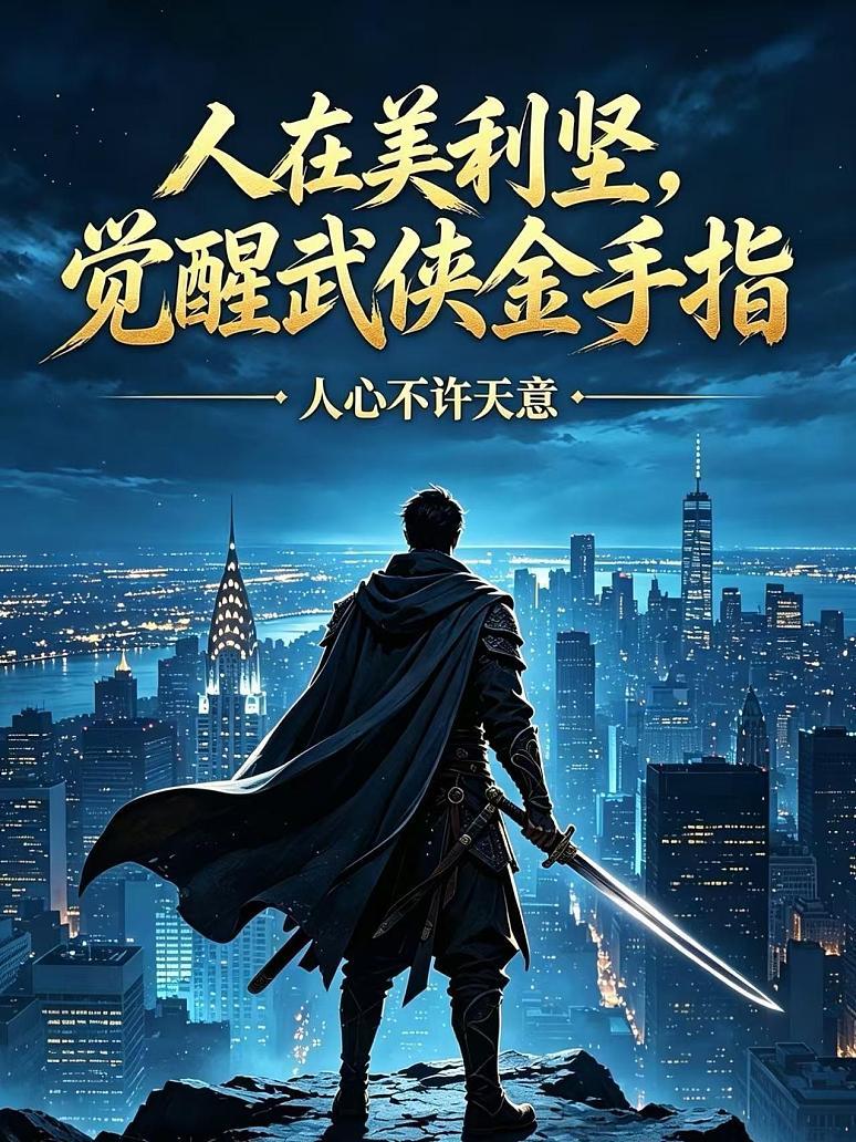 《人在美利坚，觉醒武侠金手指》封面