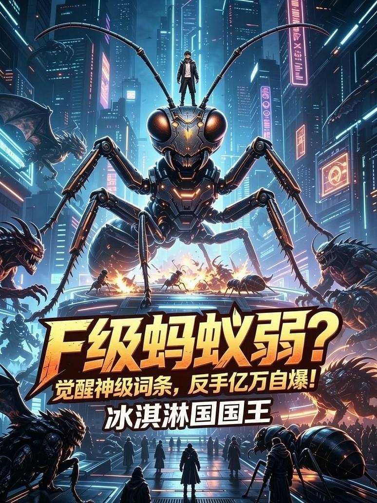 《F级蚂蚁弱？觉醒神级词条，反手亿万自爆！》封面