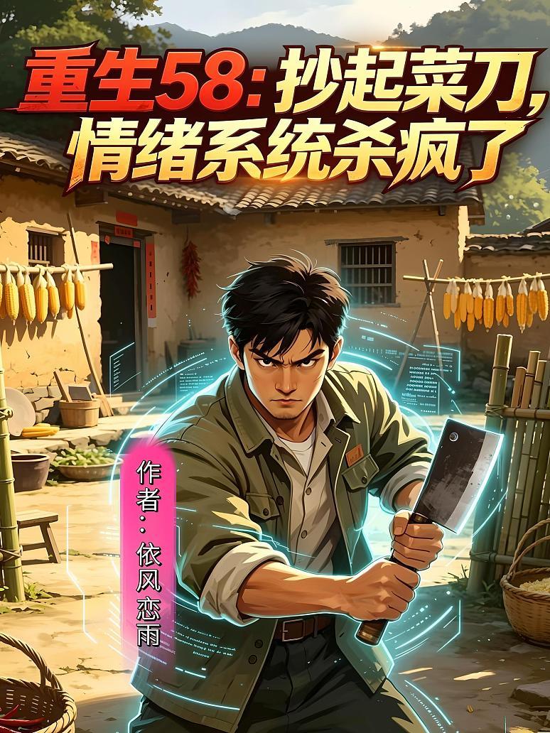 《重生58：抄起菜刀，情绪系统杀疯了》封面