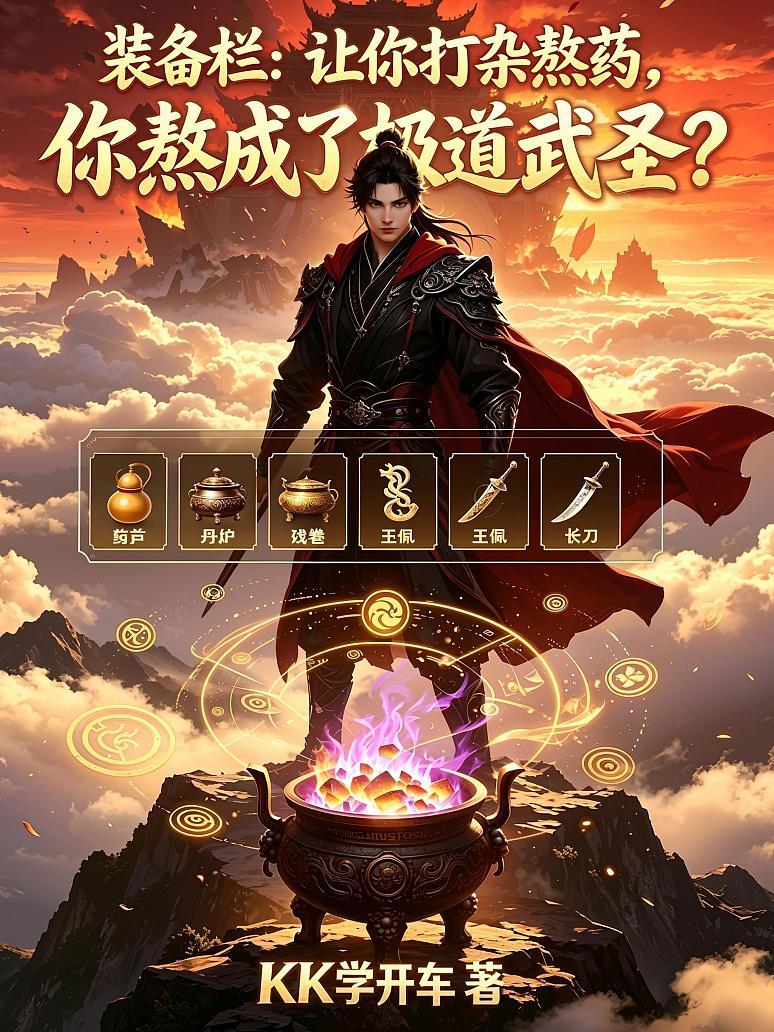《装备栏：让你打杂熬药，你熬成了极道武圣？》封面